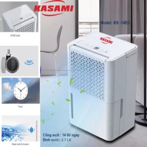 Máy hút ẩm dân dụng Kasami KS-14EC