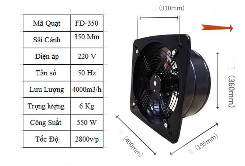 quạt hút mùi gắn tường 400x400